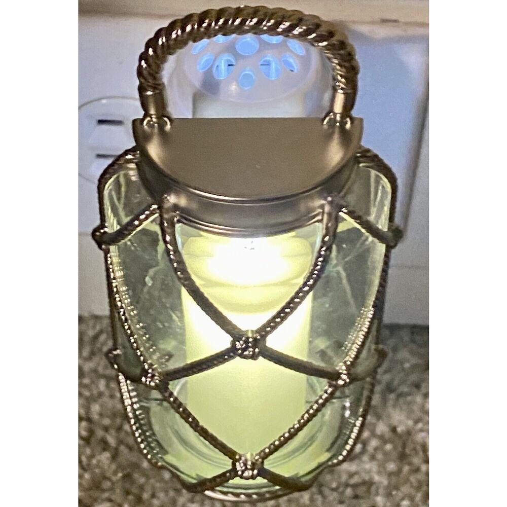 BATH BODY WORKS ROPE LANTERN NIGHT LIGHT UP WALLFLOWER FRAGRANCE PLUG IN HOLDER